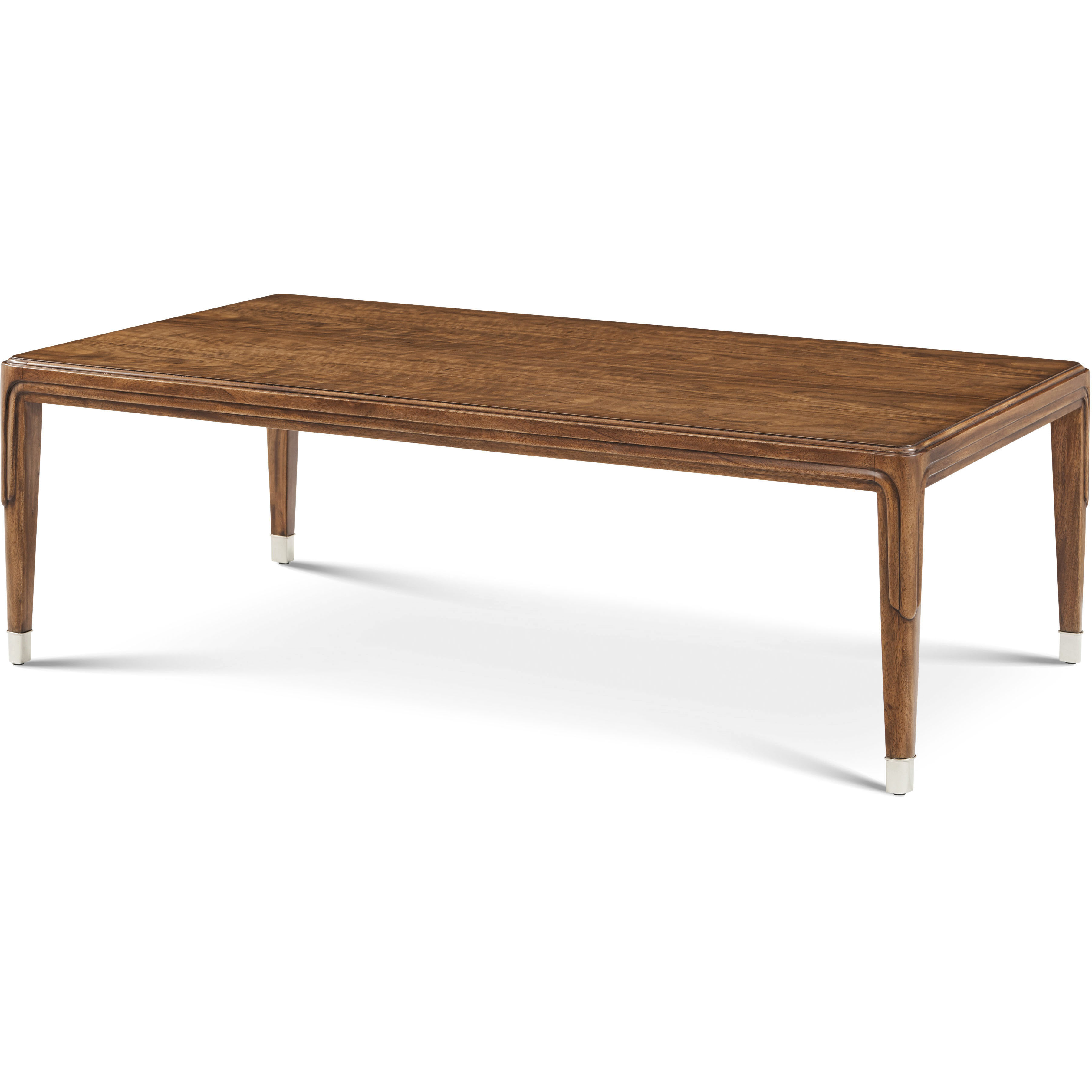 Dorchester 54 X 32 inch Mayfair / Antique White Brass Cocktail Table, Wooden