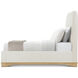 Origins Sesame US Queen Bed, Wooden, Upholstered
