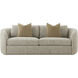 Toulon Latte Sofa, Wooden, Upholstered