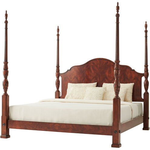 Theodore Alexander Mahogany King Bed, US King