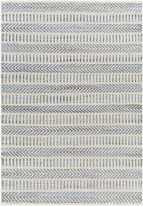 Bali 108 X 72 inch Blue Rug in 6 X 9, Rectangle