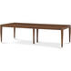 Dorchester 128 X 48 inch Mayfair / Antique White Brass Dining Table, Wooden