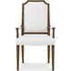 Sloane Edwardian Brown Dining Chair, Wooden, Upholstered