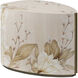 Bouquet 25 X 18 inch Buttercream Side Table, Wooden