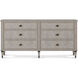 Faulkner Geo Coast Dresser, Wooden, 6-Drawer, Marlborough by Alexa Hampton