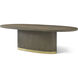 Judith Leiber Couture 102.25 X 47.75 inch Mink Dining Table, Wooden