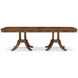 Sloane 140 X 48 inch Edwardian Brown Dining Table, Wooden