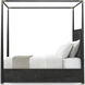 Kesden Silent Black Poster California King Bed, Wooden