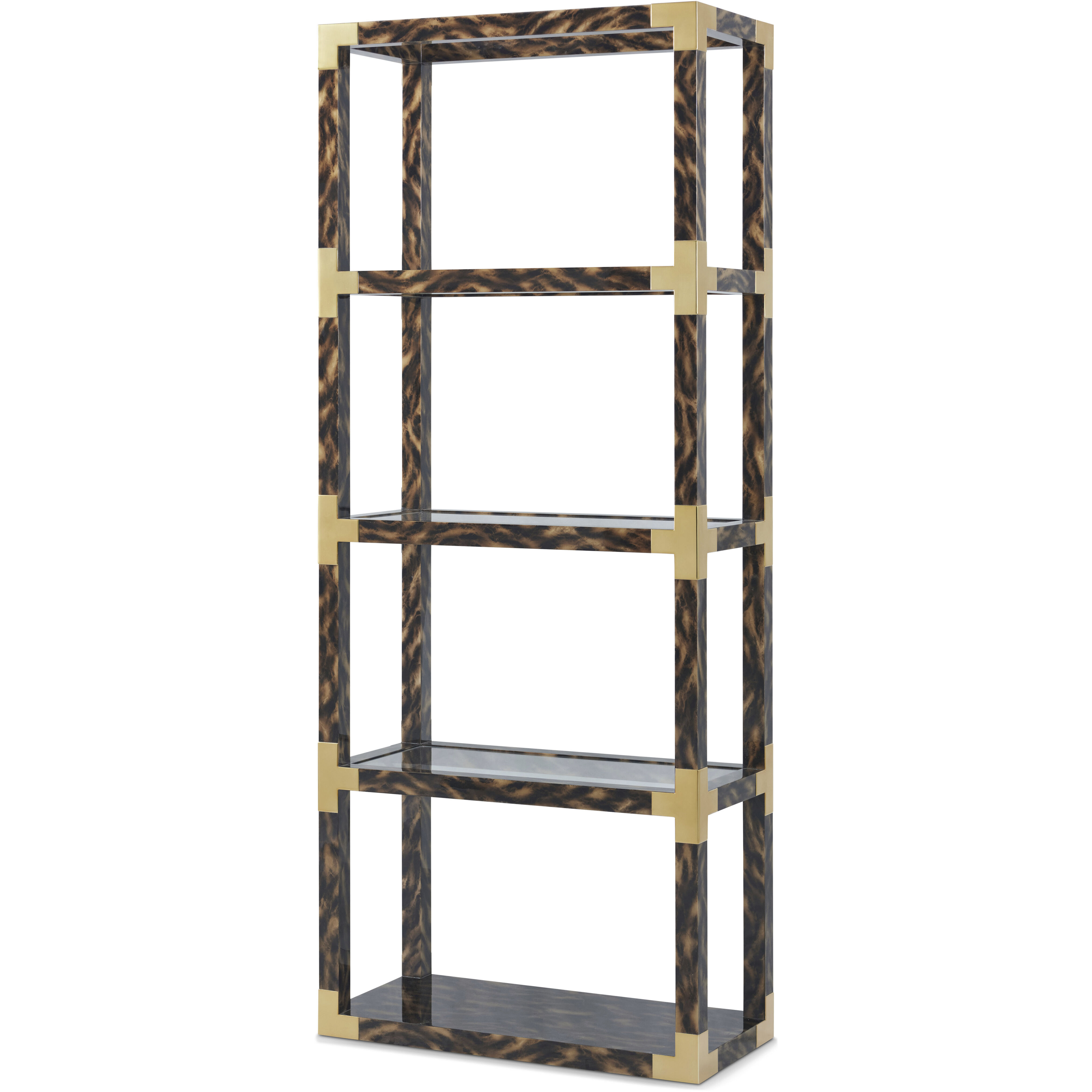 Arakan 80 X 32 X 15 inch Etagere, Wooden, 4-Shelf