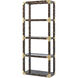 Arakan 80 X 32 X 15 inch Etagere, Wooden, 4-Shelf