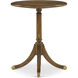 Sloane 24 X 20 inch Edwardian Brown Accent Table, Wooden