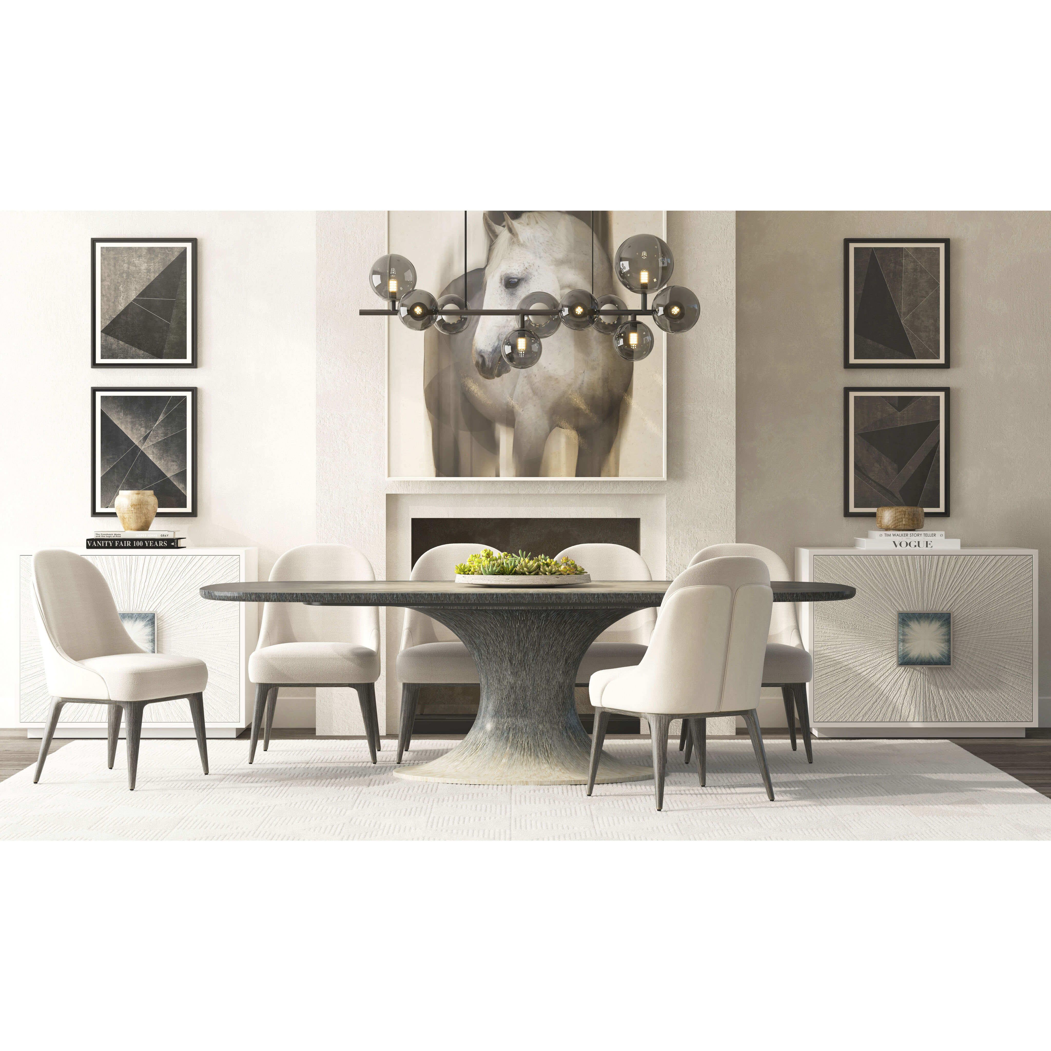 Panos Dining Side Chair, Wooden, Upholstered