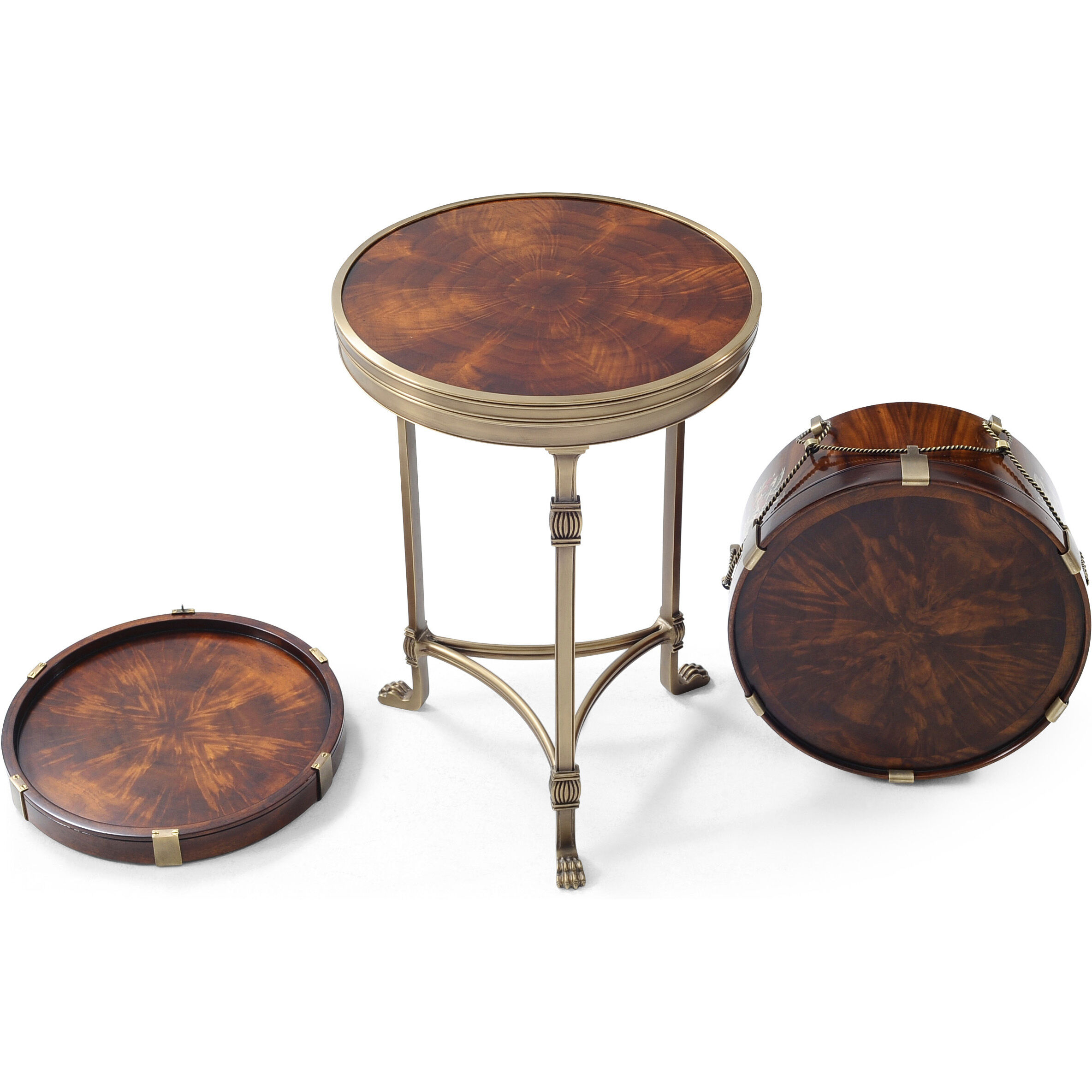 Beats in Time 25.5 X 12.75 inch Accent Table, Wooden, Althorp Living History
