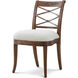Delphine Chateau Brown Side Chair, Wooden, Upholstered, Provence