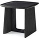 Repose 24 X 24 inch Charcoal Oak Side Table, Wooden