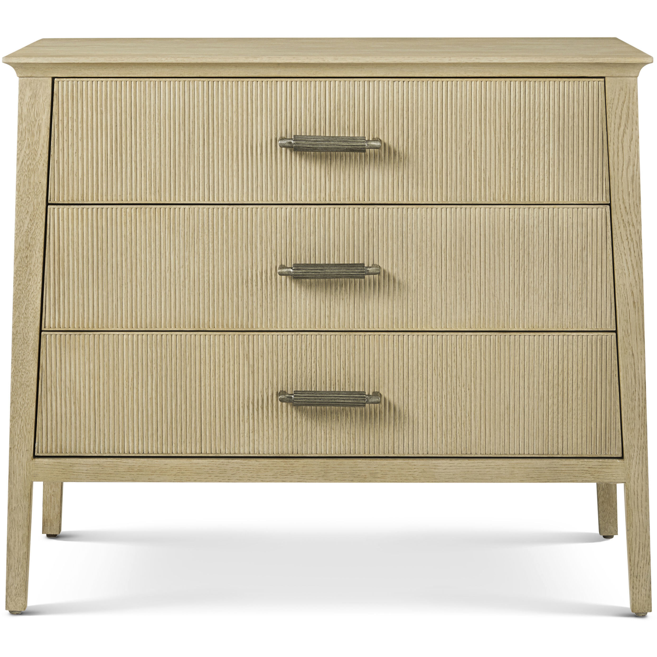 Balboa Coastal Grey Chest of Drawers, Wooden, 3-Drawer