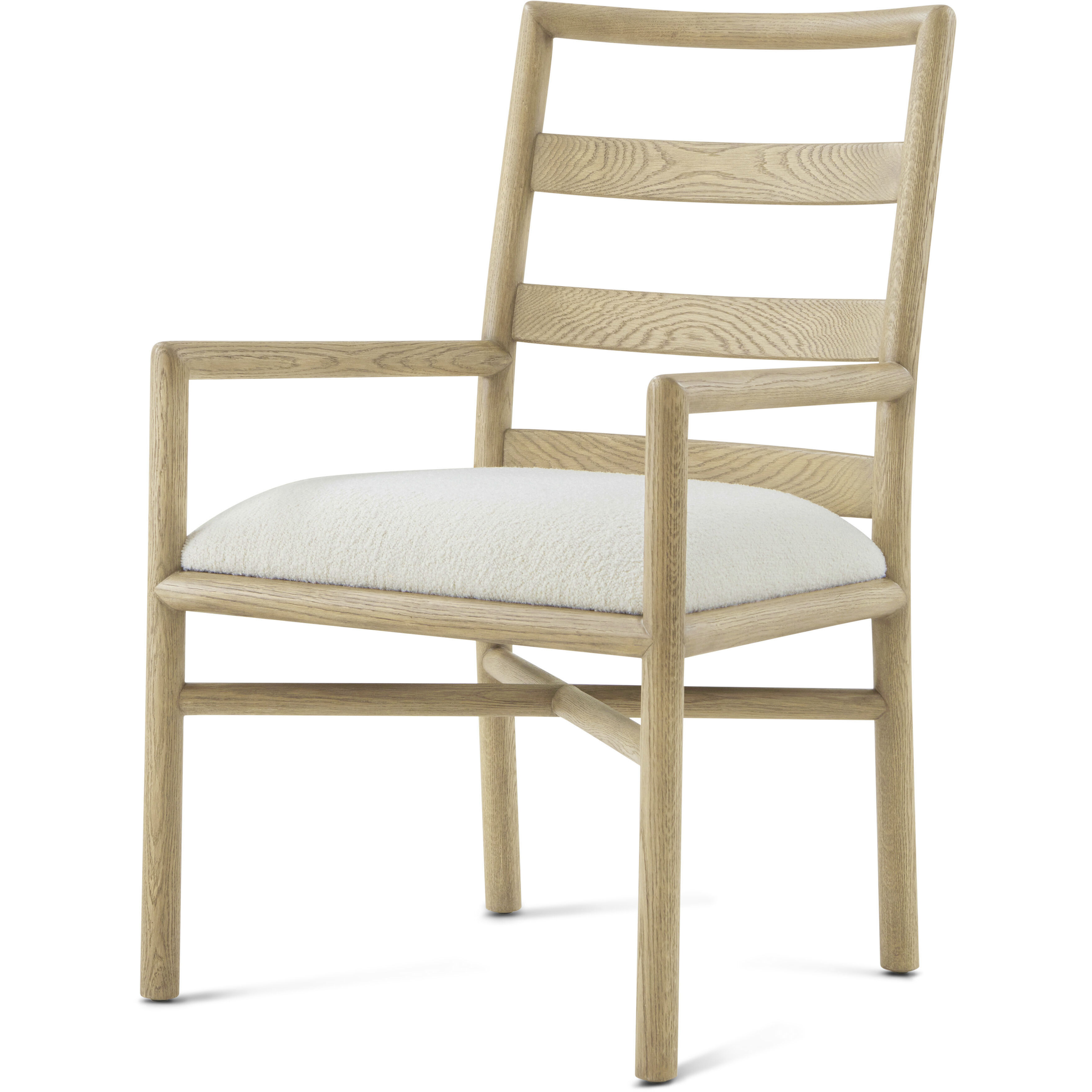 Montauk Lighthouse Dining Chair, Wooden, Upholstered