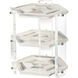 Biscayne 25 X 22 inch Hand Painted Faux Horn Tiled Side Table