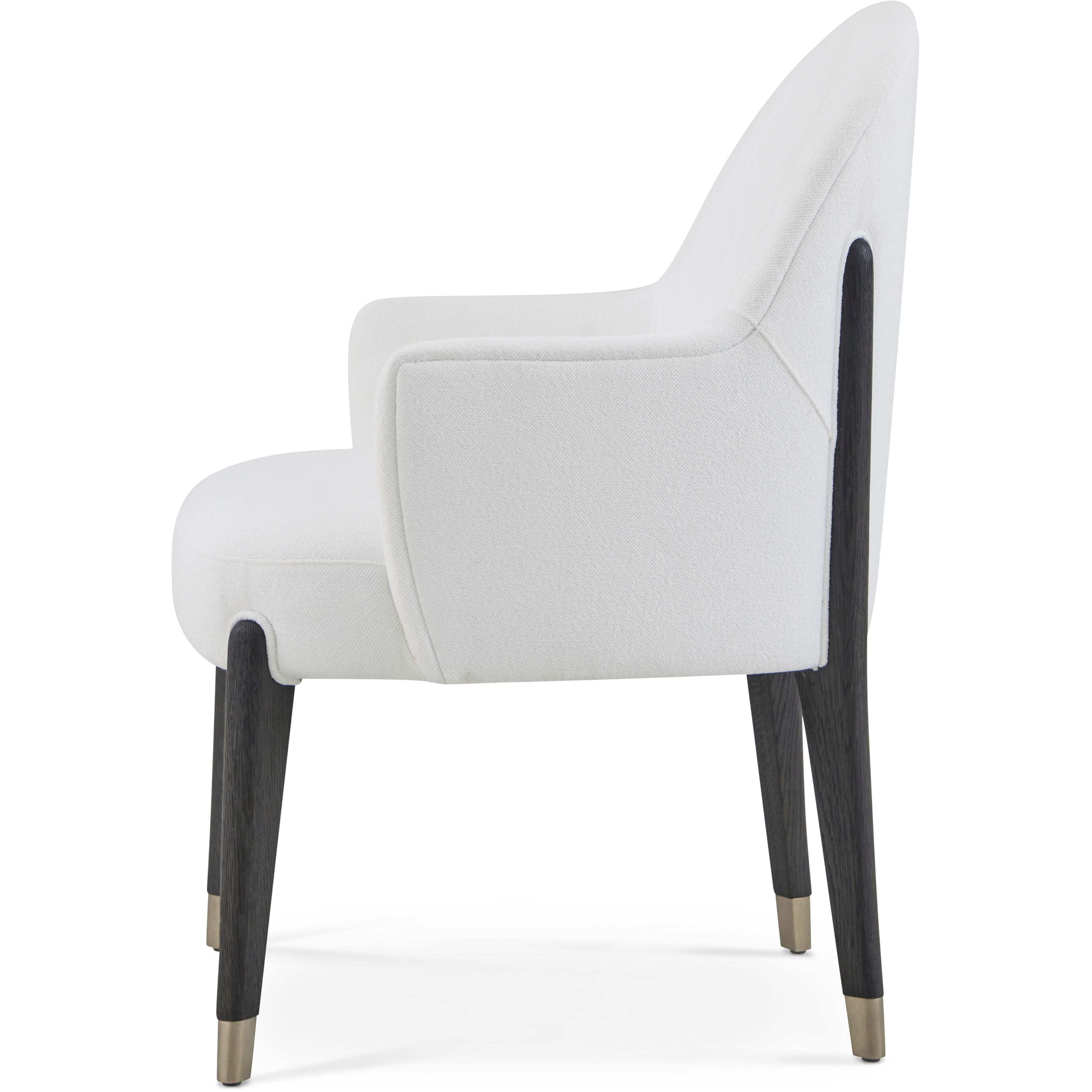 Luna Palmer Dining Chair, Wooden, Upholstered