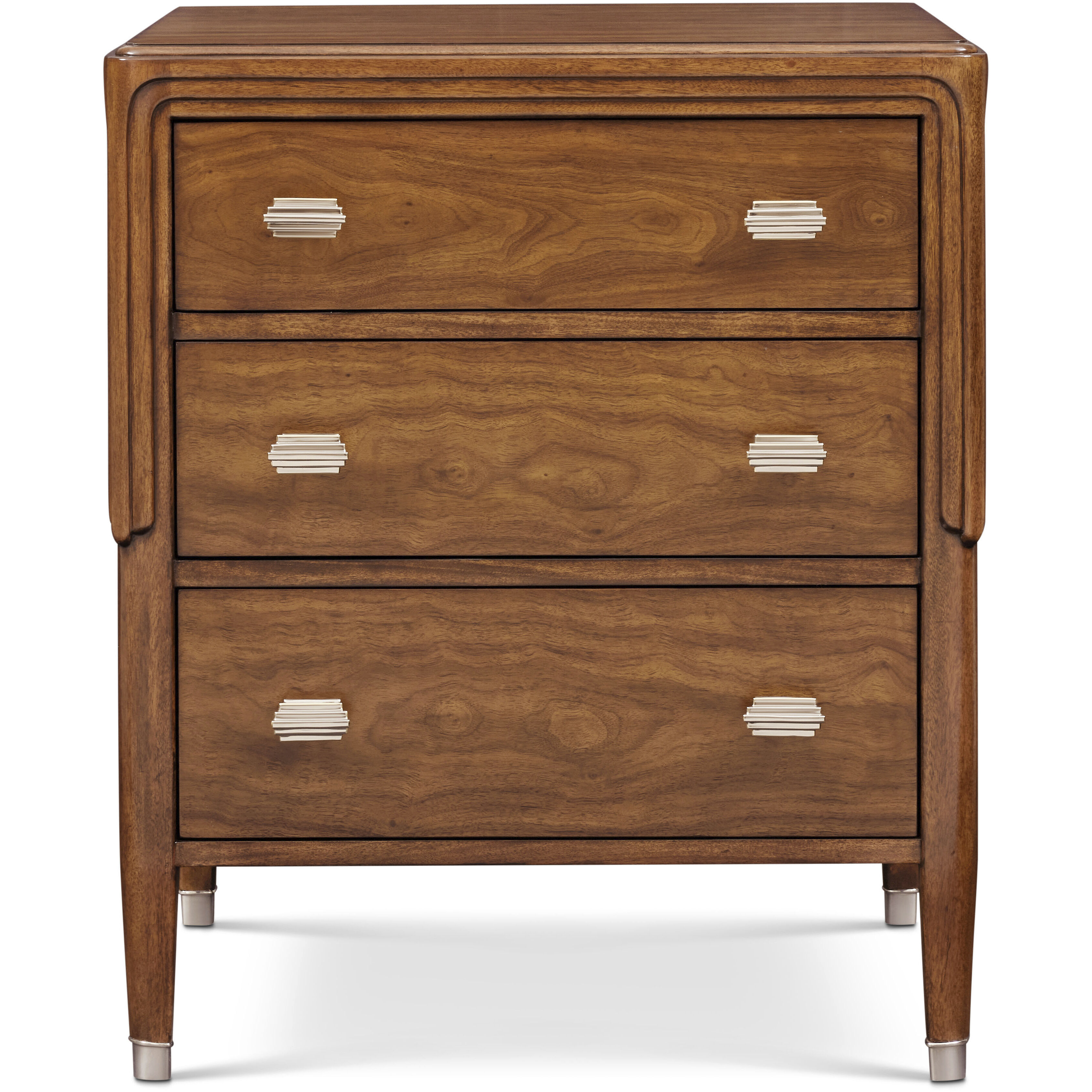 Dorchester 28.5 X 24 inch Mayfair / Antique White Brass Nightstand, Wooden