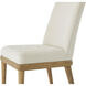 Essence Blonde Dining Side Chair, Wooden, Upholstered