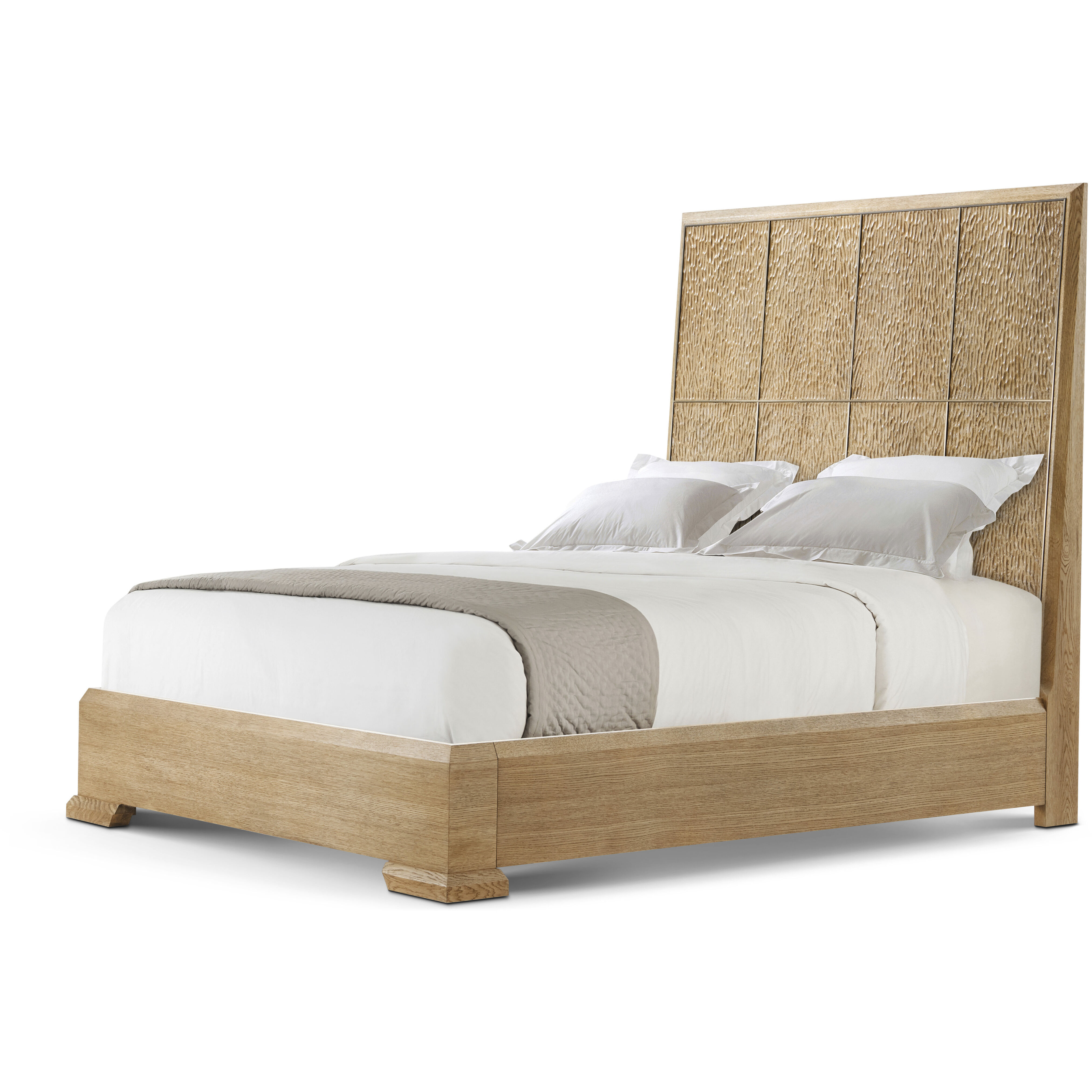 Essence Blonde US Queen Bed, Wooden
