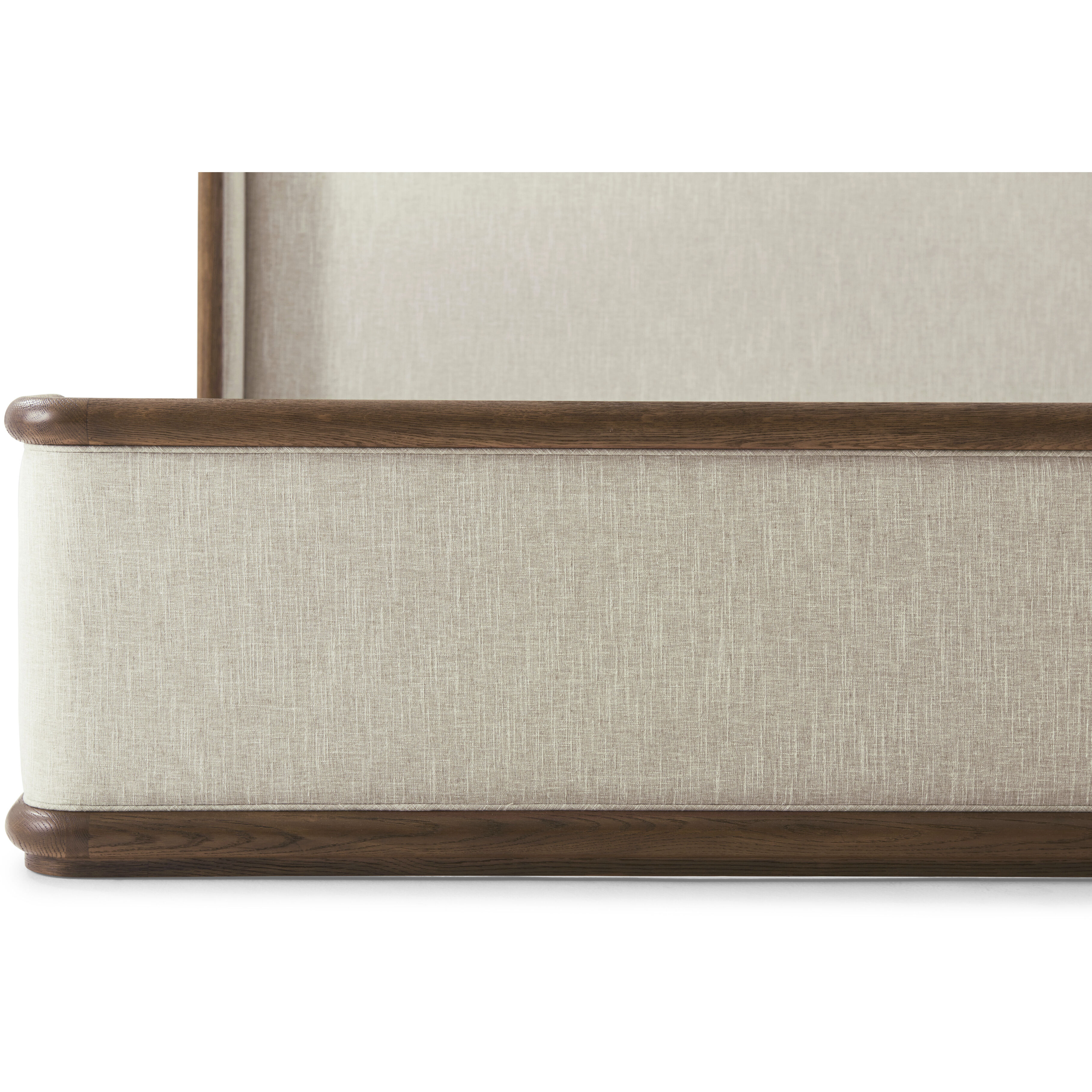 Catalina Earth US King Bed, Wooden, Upholstered