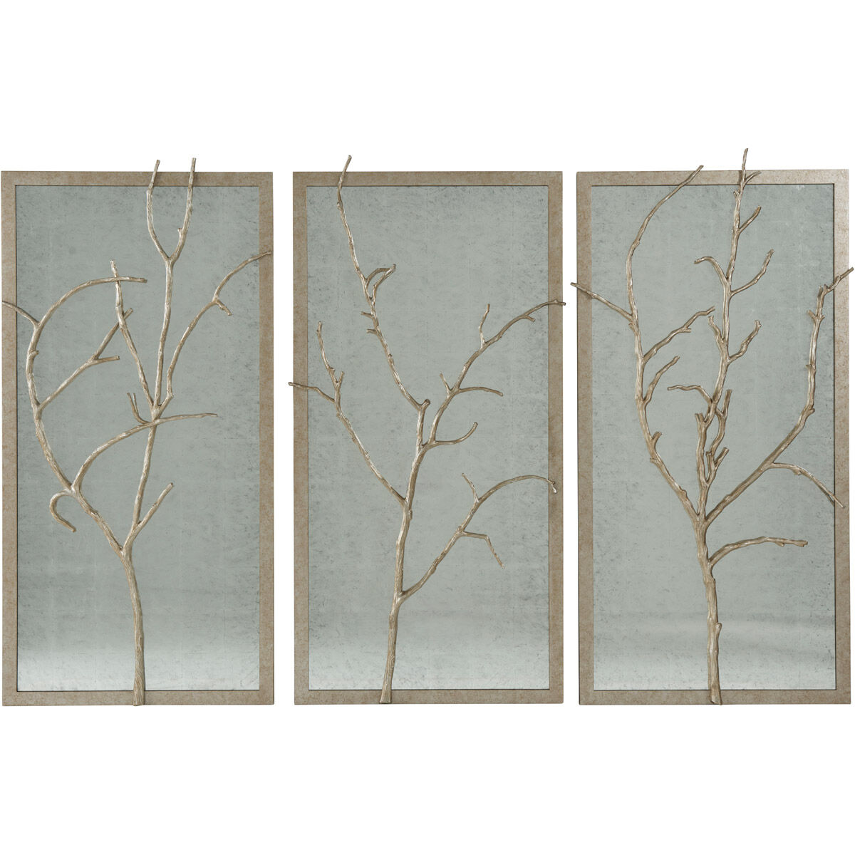 Theodore Alexander 50 X 26 inch Wall Mirror, Set of Three