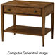 Nova 29 X 24 inch Dusk Drawer Side Table