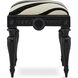 Haringey 20.75 inch One Fifth Black Stool, Wooden, Upholstered, Spencer London