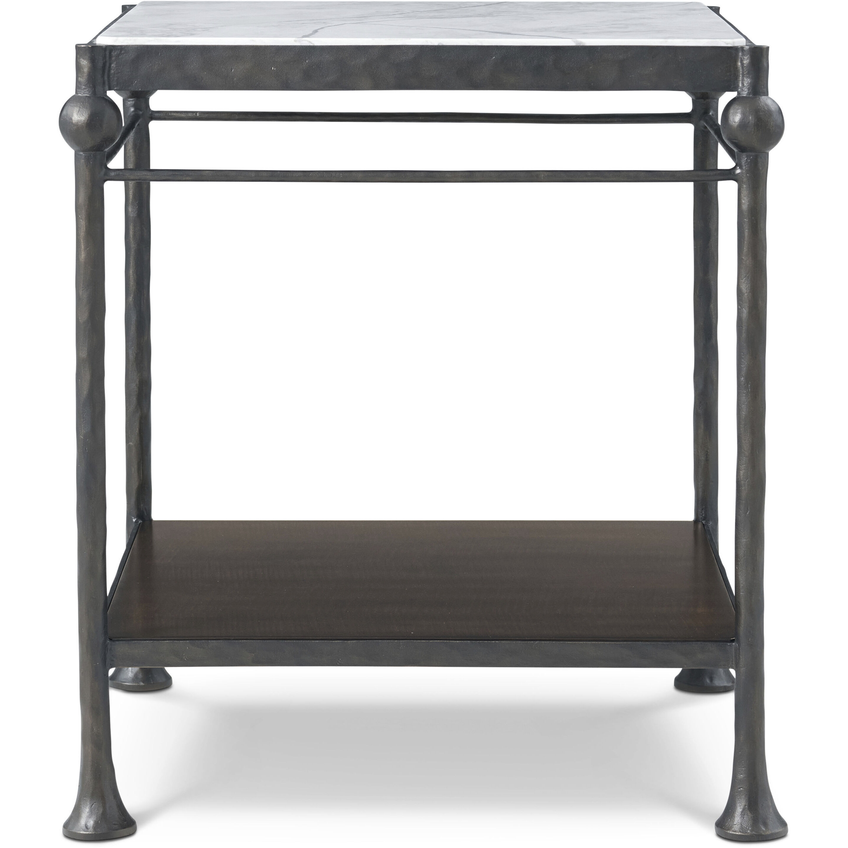 Spencer London 24 X 22 inch Fulham Side Table, Marble Top