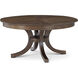 Surrey 78 X 78 inch Brownstone Dining Table, Wooden