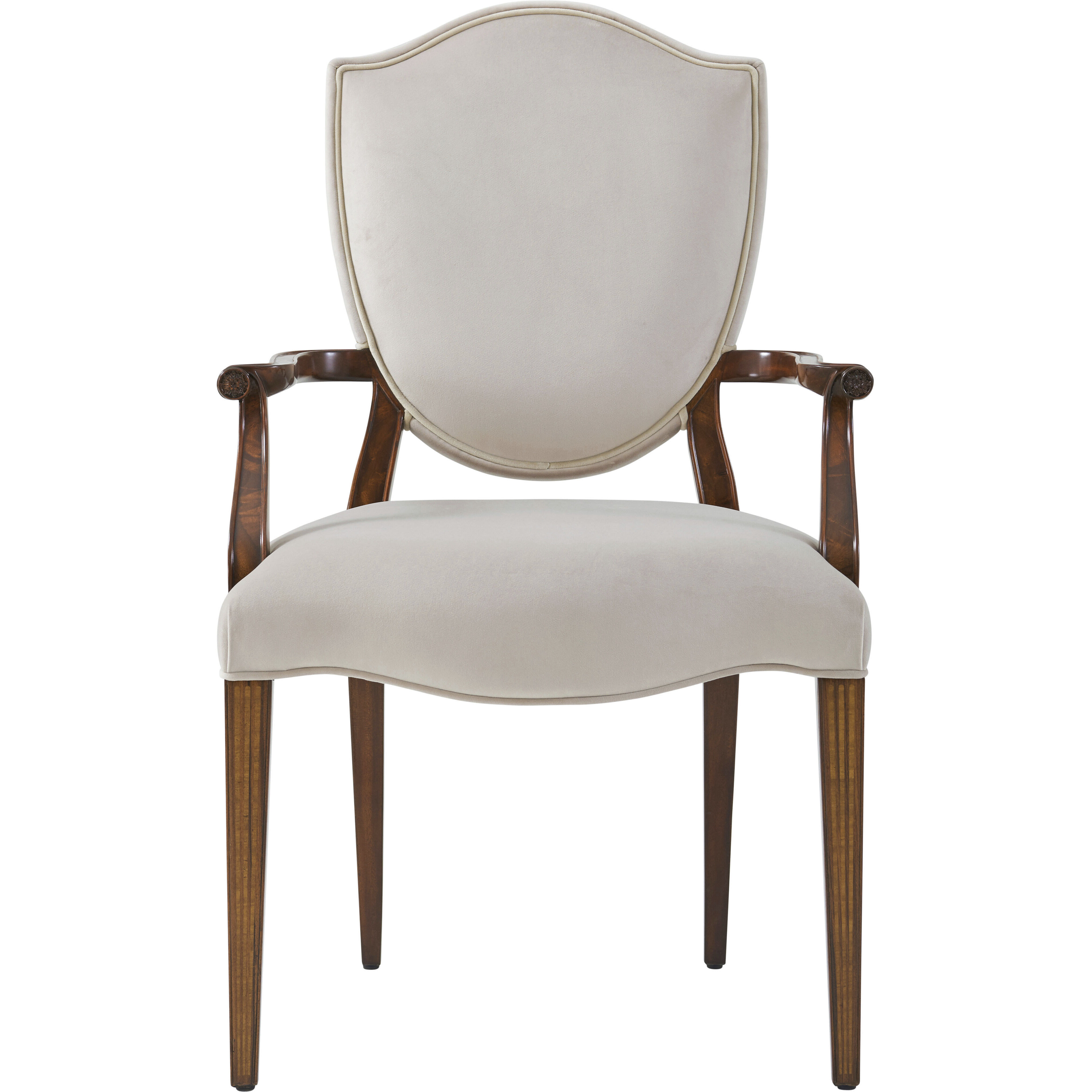 The Holborn Dining Armchair, Wooden, Upholstered, Stephen Church