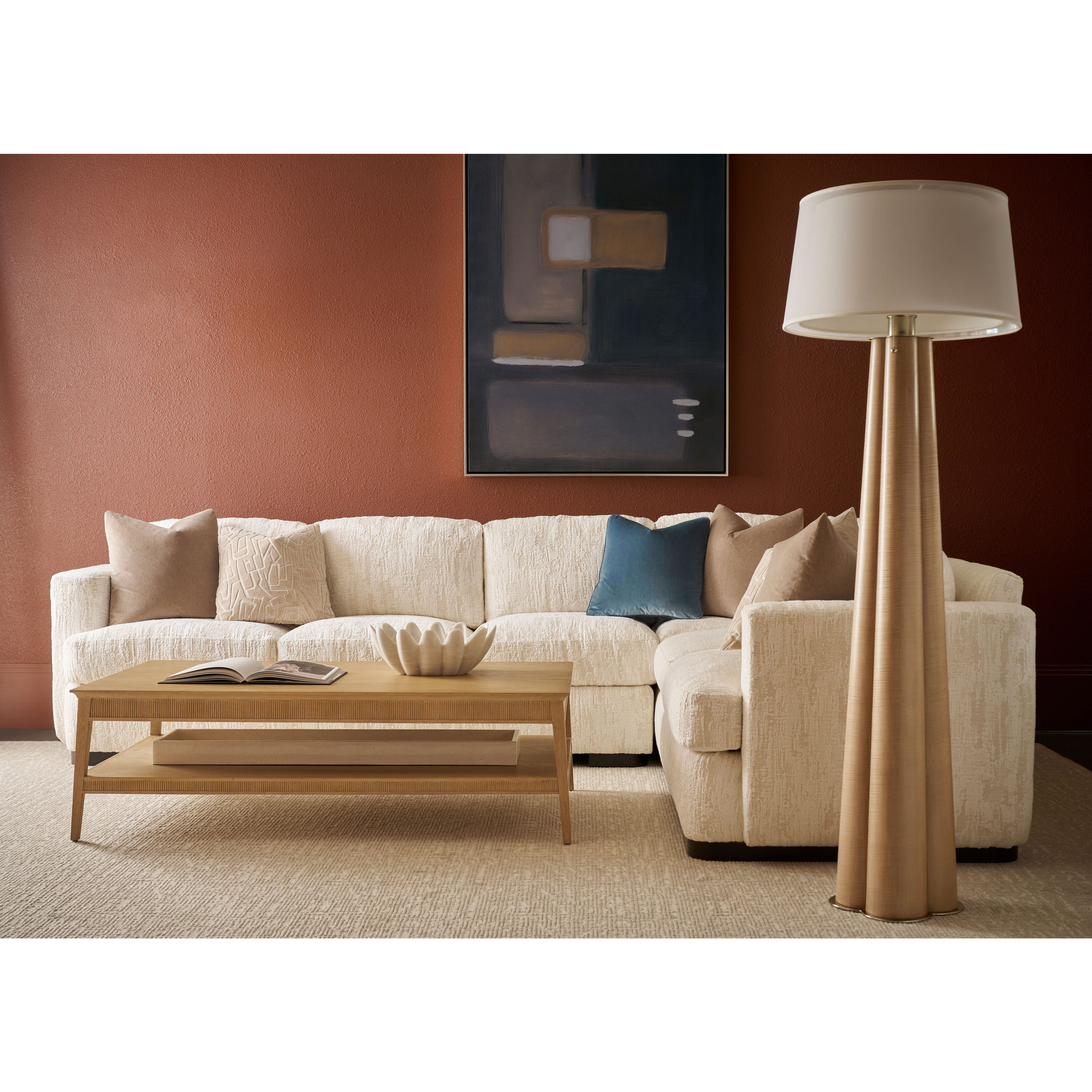 Balboa 56.25 X 32.25 inch Coastal Grey Cocktail Table, Wooden