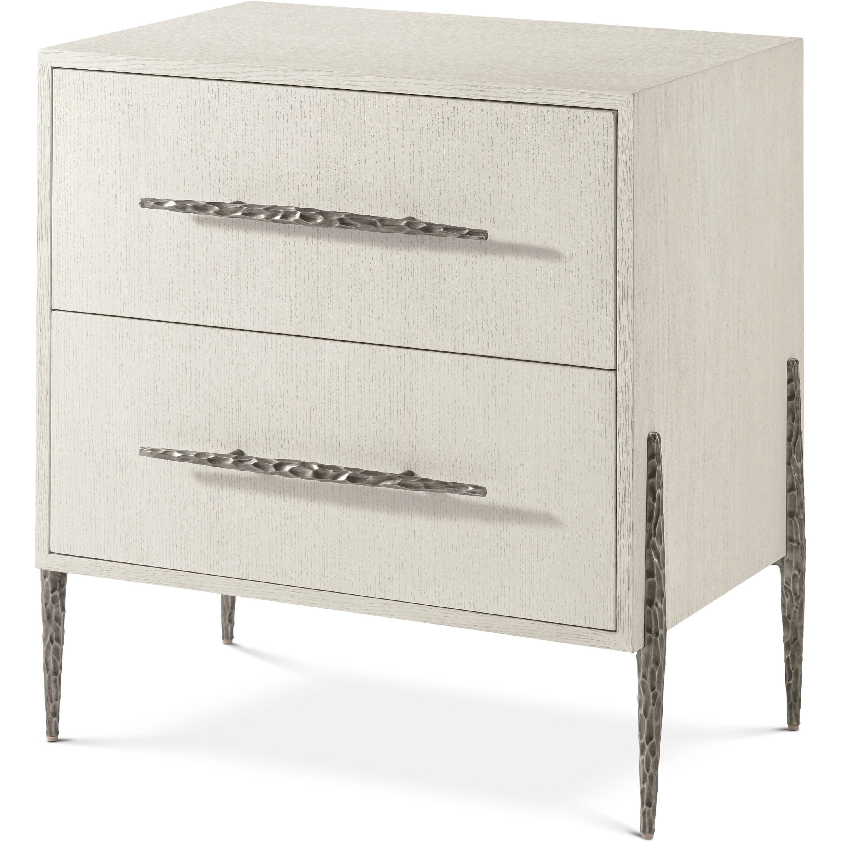 Essence 30 X 28 inch Opal Nightstand, Wooden, 2-Drawer