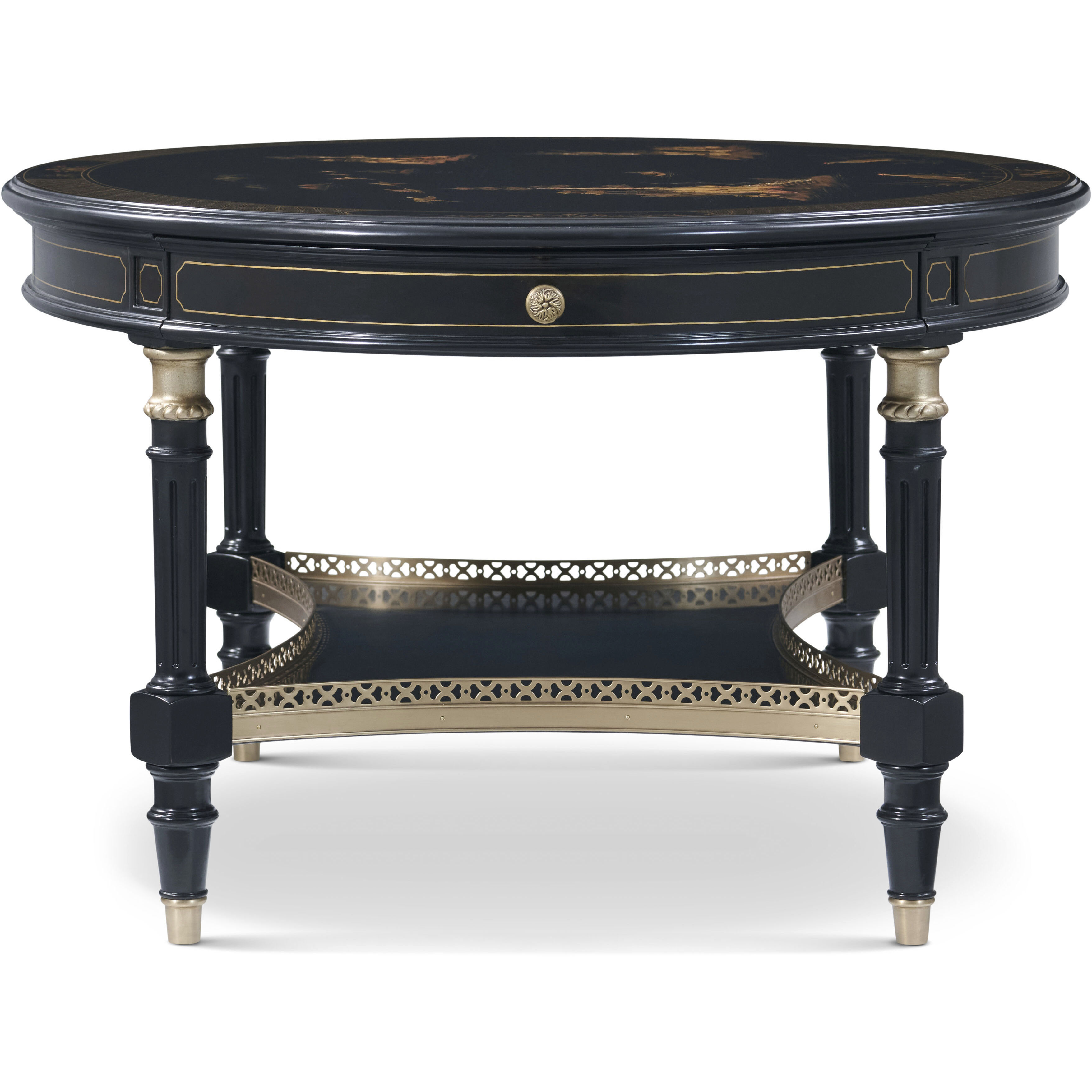 Brushwork 42 X 32 inch Cocktail Table, Wooden