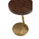 Kesden 21.75 X 14 inch Pyramid Brown Accent Table