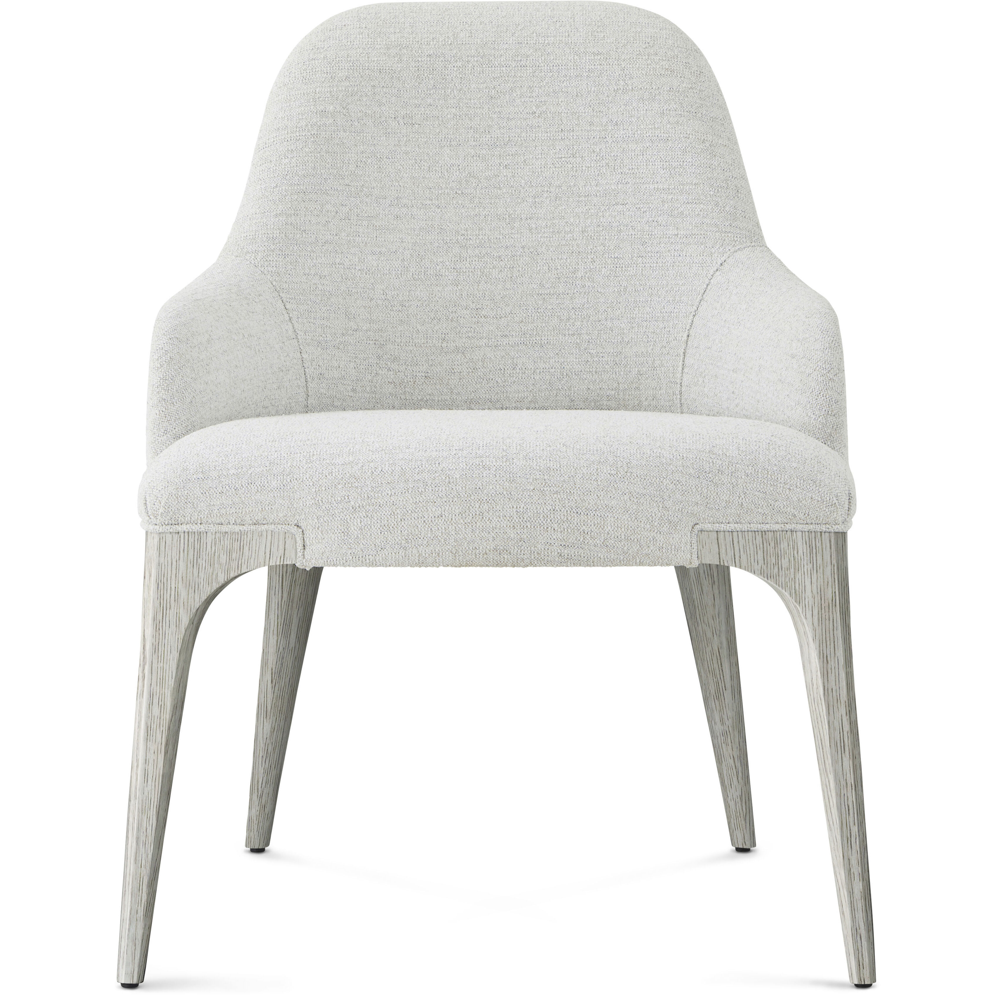 Spencer St. James Argento Dining Chair, Wooden, Upholstered