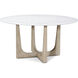 Repose 60 X 60 inch Grey Oak Dining Table, Wooden
