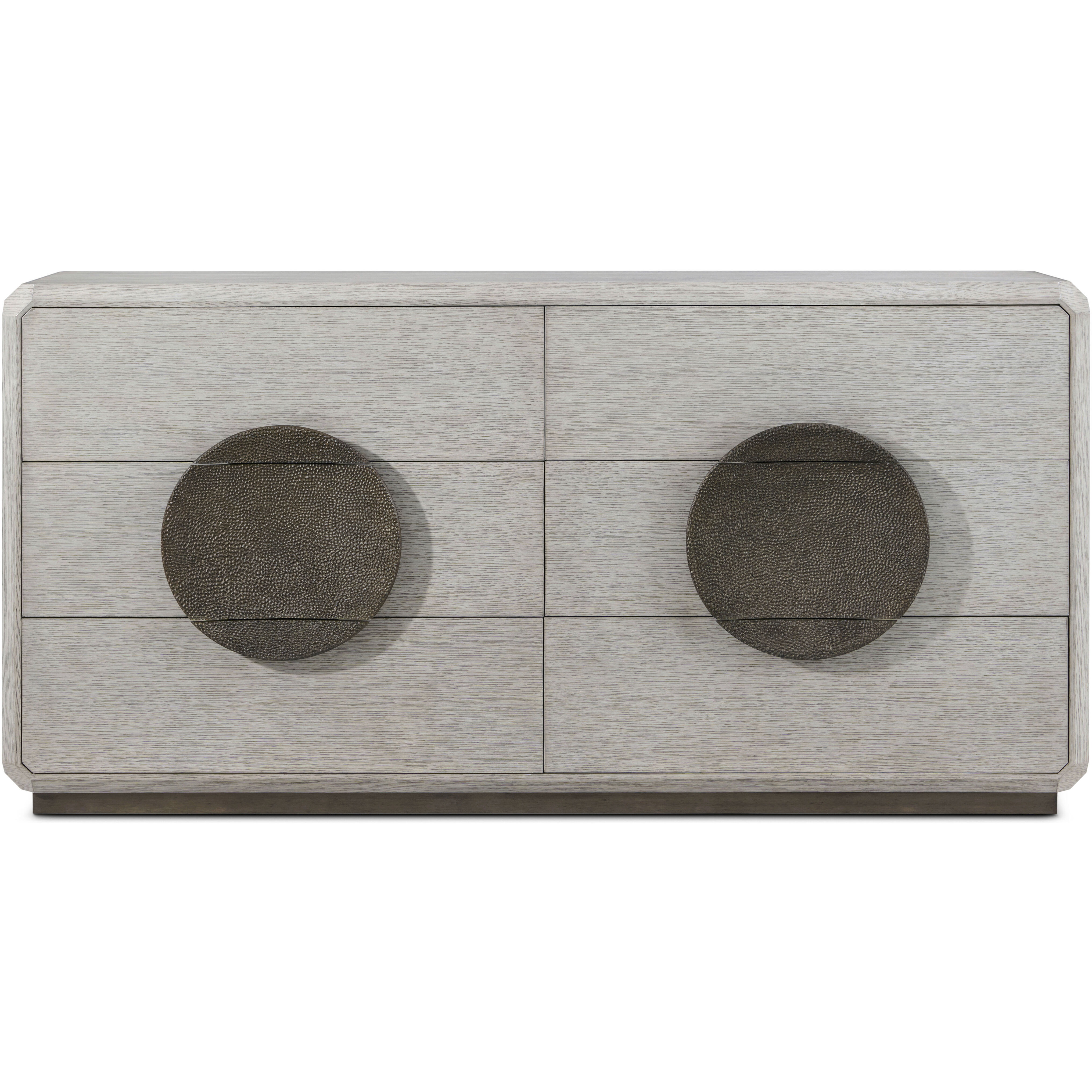 Spencer St. James Argento Dresser, Wooden, 6-Drawer