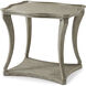 Ennis Serpentine 28 X 26 inch Grey Echo Oak Side Table, Wooden, Echoes