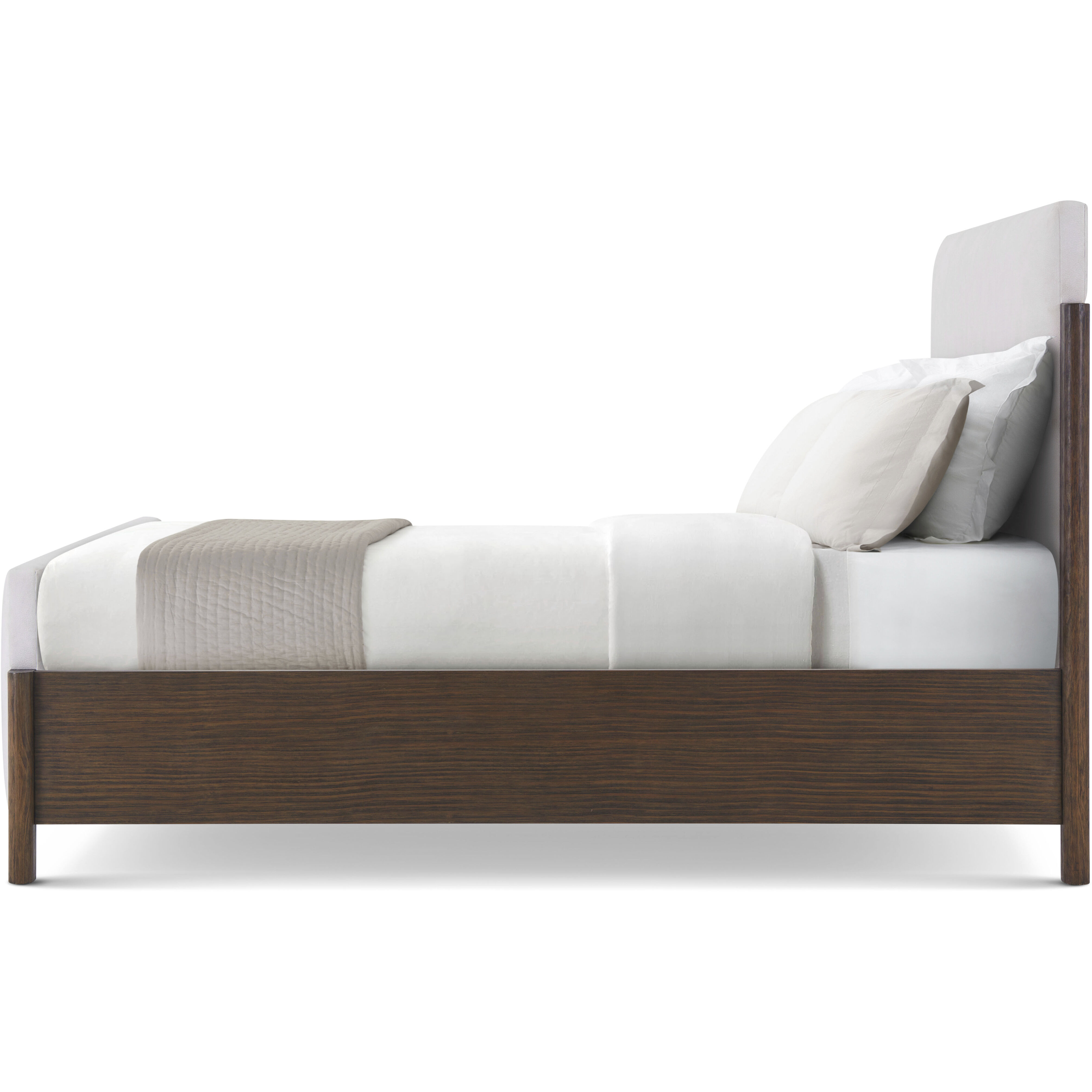 Urbane Campfire US King Bed, Wooden, Upholstered