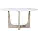 Repose 60 X 60 inch Grey Oak Dining Table, Wooden