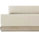 Repose Grey Oak US Queen Bed, Wooden, Upholstered