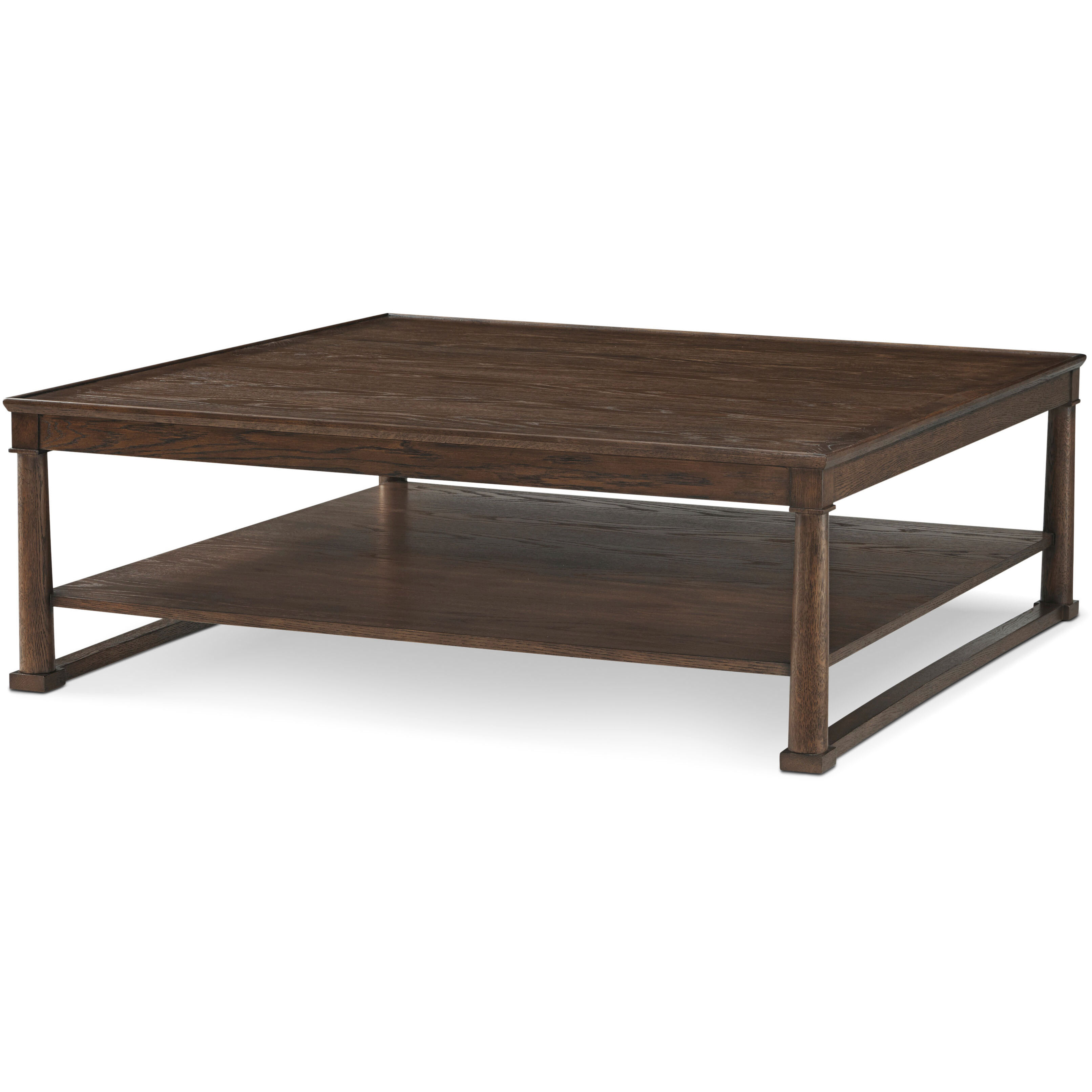 Surrey 50 X 50 inch Brownstone Cocktail Table, Wooden