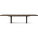 Urbane 128 X 44 inch Campfire Extension Dining Table, Wooden