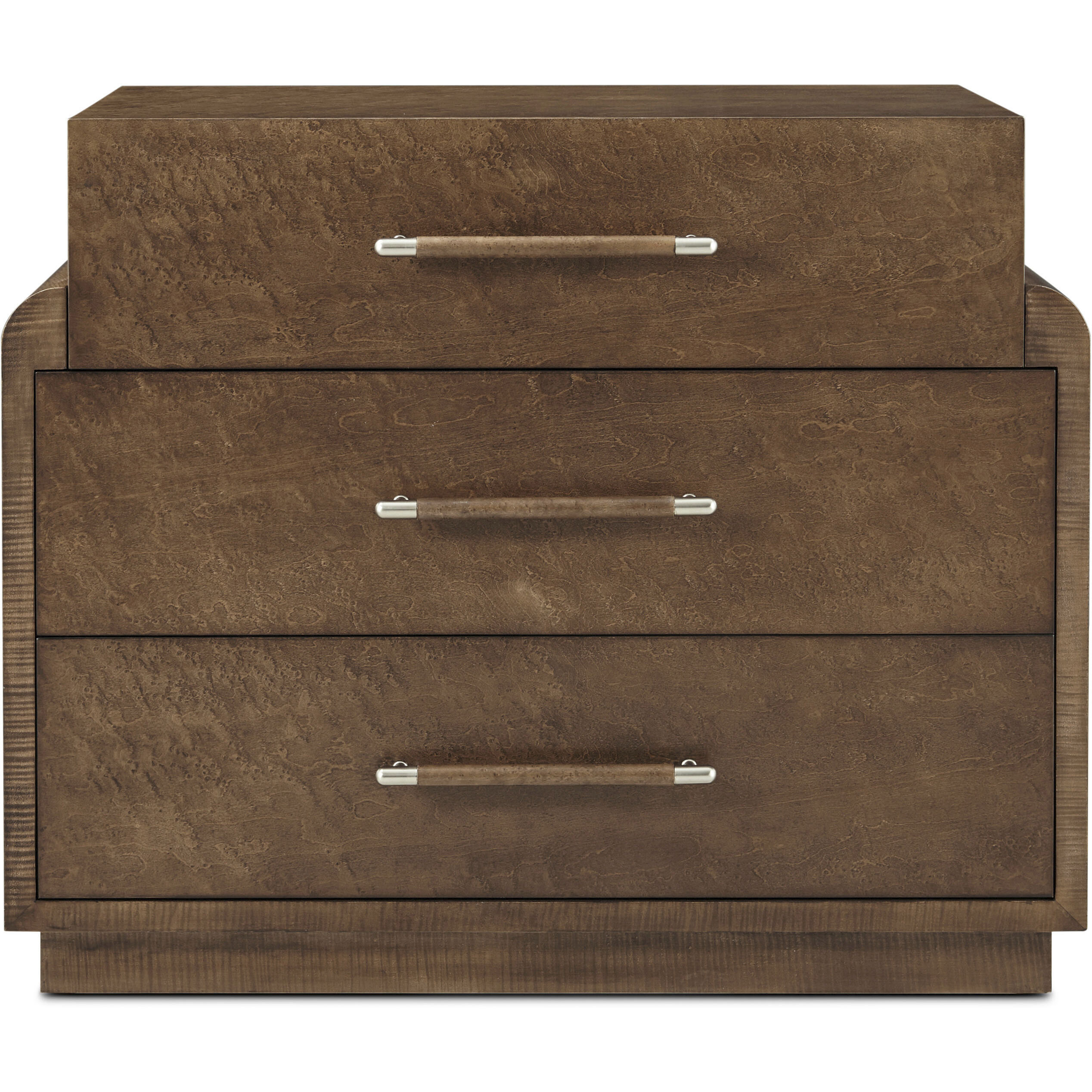 Origins 34 X 28 inch Landmark Nightstand, Wooden, 3-Drawer