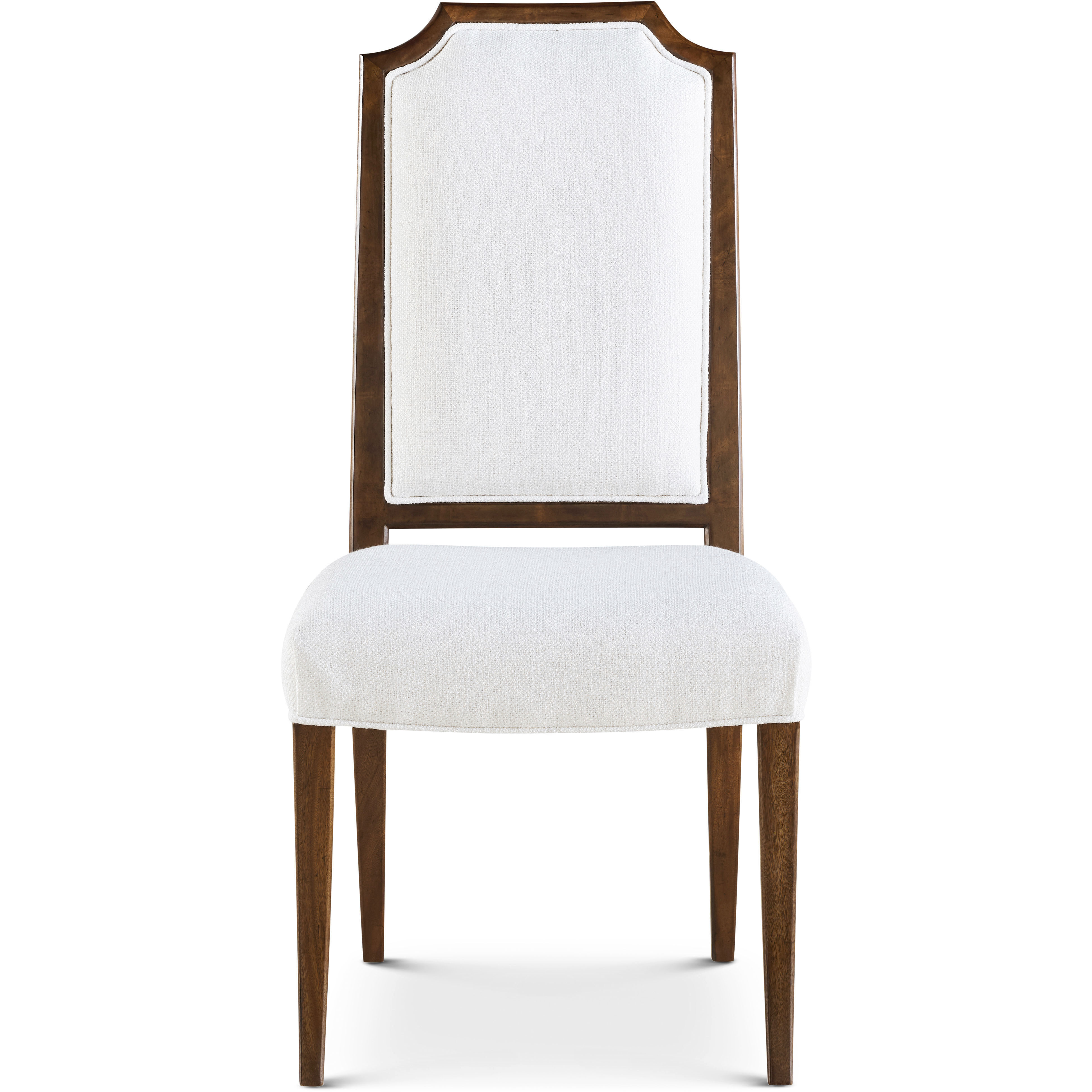 Sloane Edwardian Brown Dining Side Chair, Wooden, Upholstered