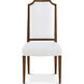 Sloane Edwardian Brown Dining Side Chair, Wooden, Upholstered