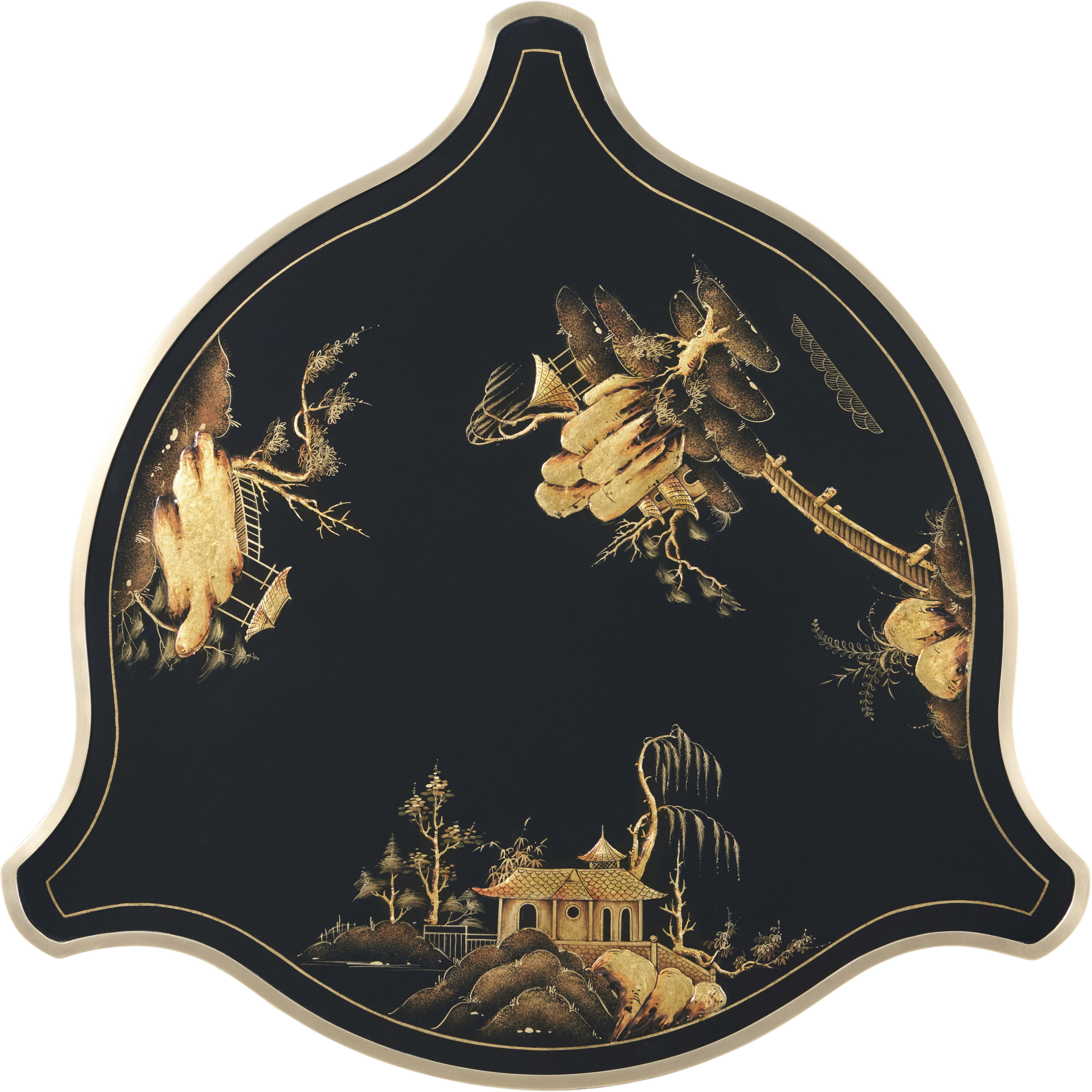 Brushwork 29 X 22.75 inch Lamp Table, Wooden